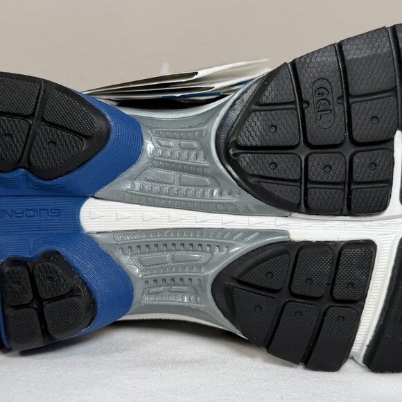 NEW ASICS GEL-Flux Running Shoes White Black Royal Blue Size 9.5 (T3D4N-0190) - Picture 13 of 16